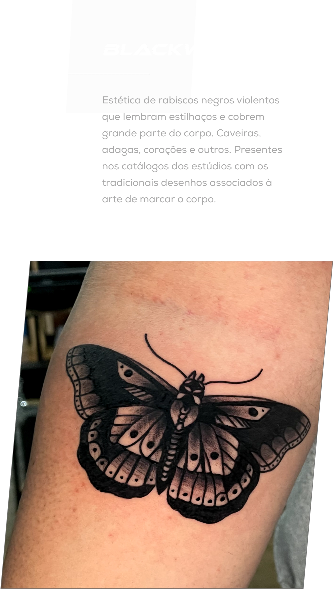 Exemplo de tatuagem no estilo Blackwork