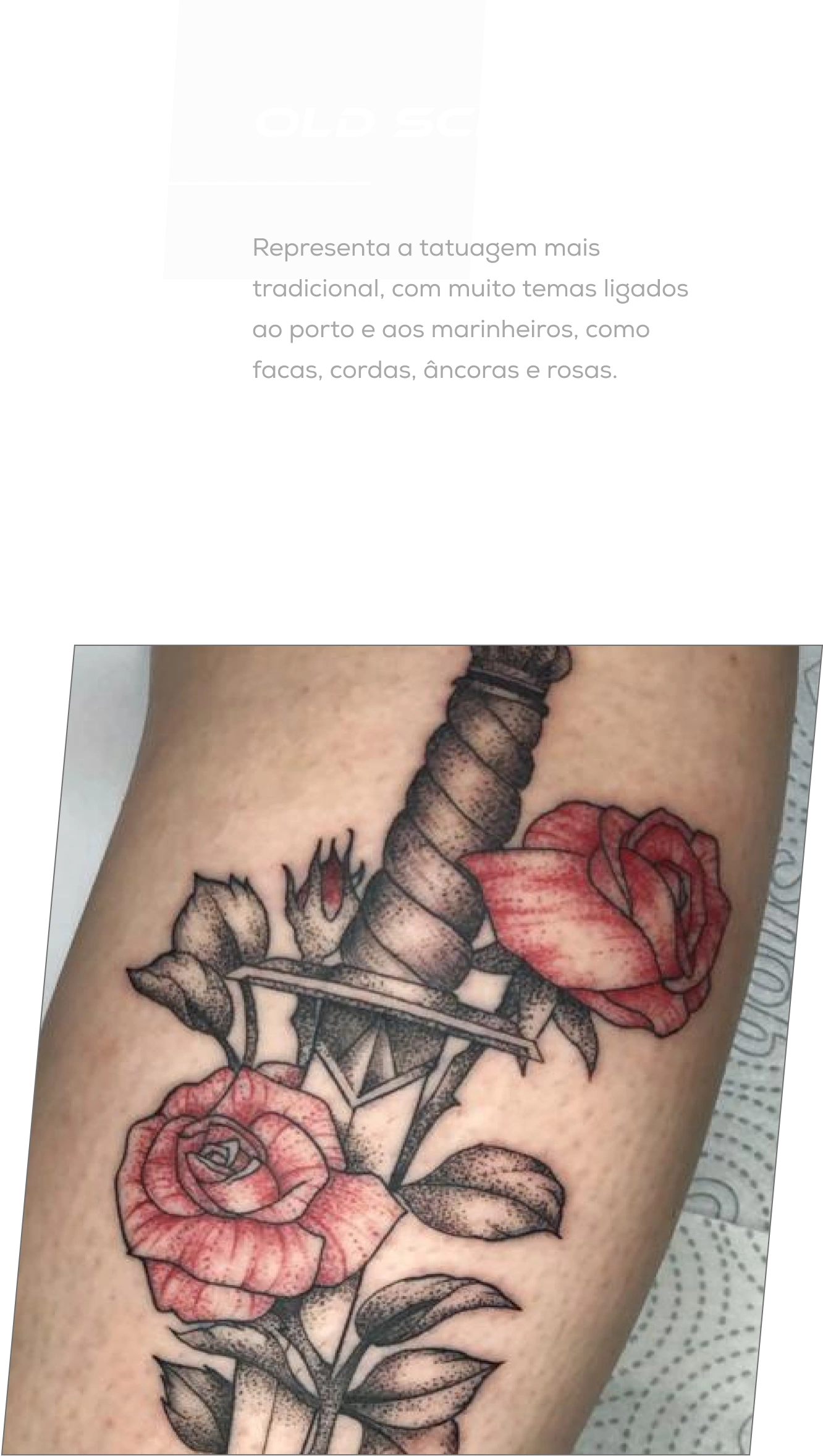 Exemplo de tatuagem no estilo Old School